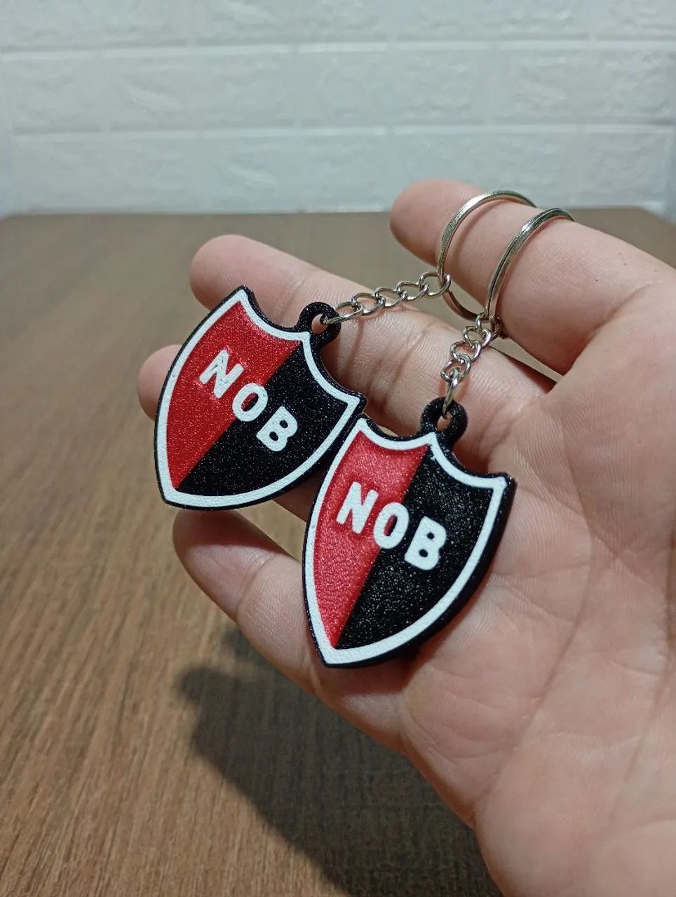 Kit com 2 chaveiros do newell's old boys da Argentina - Foto 2