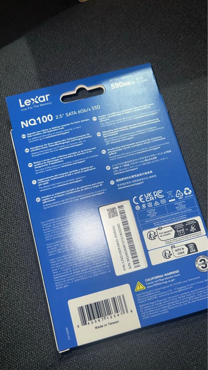 SSD LEXAR 480GB(LACRADOS) - Foto 3