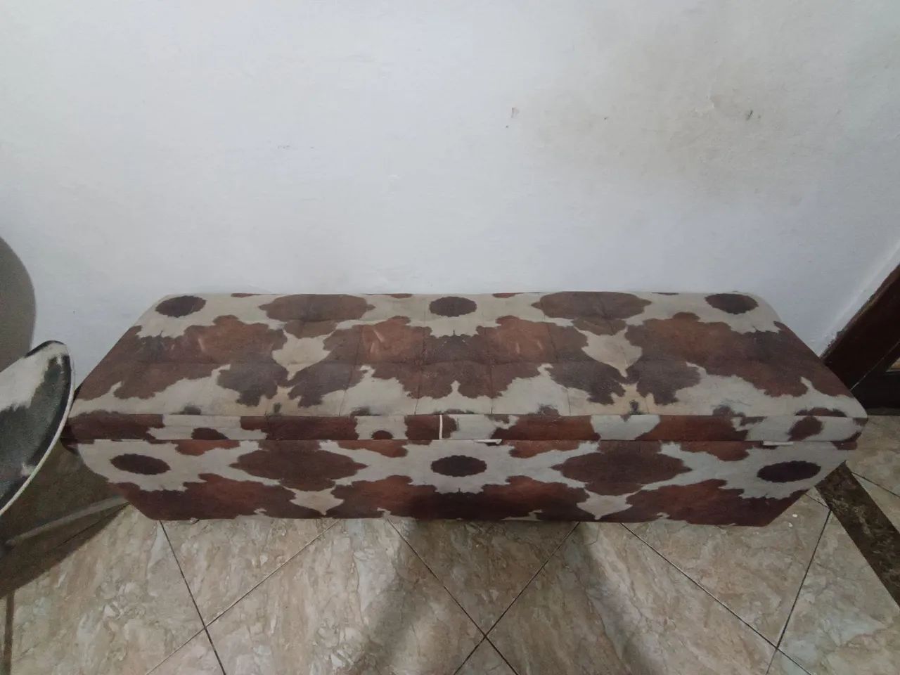  Pulff + cabeceira estampa de animal print - Foto 3
