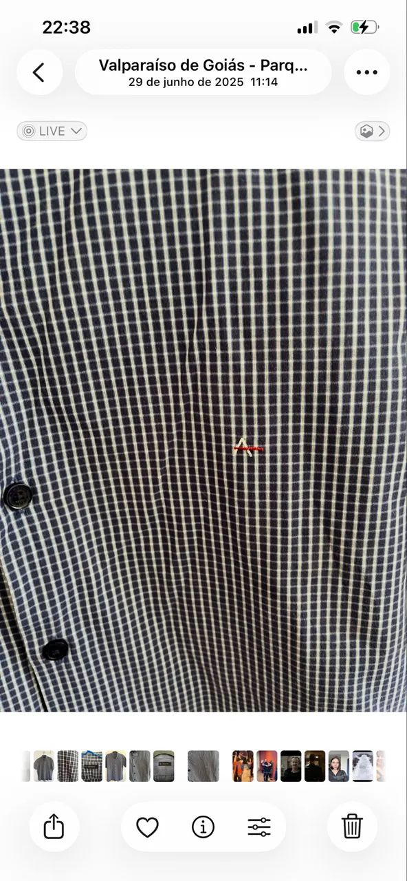 CAMISA ARAMIS GG (RETIRADA EM VALPARAÍSO) - Foto 2