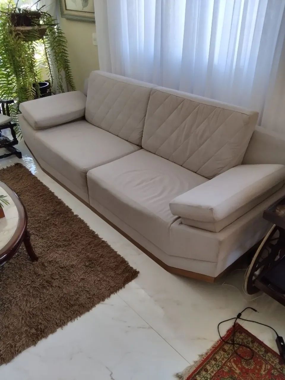 Sofá linho perfeito linho já impermeábilizado - Foto 4