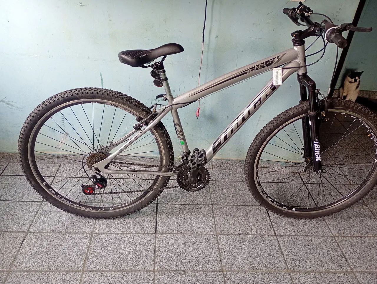 Bicicleta aro 29 tk3 cor cinza  - Foto 4