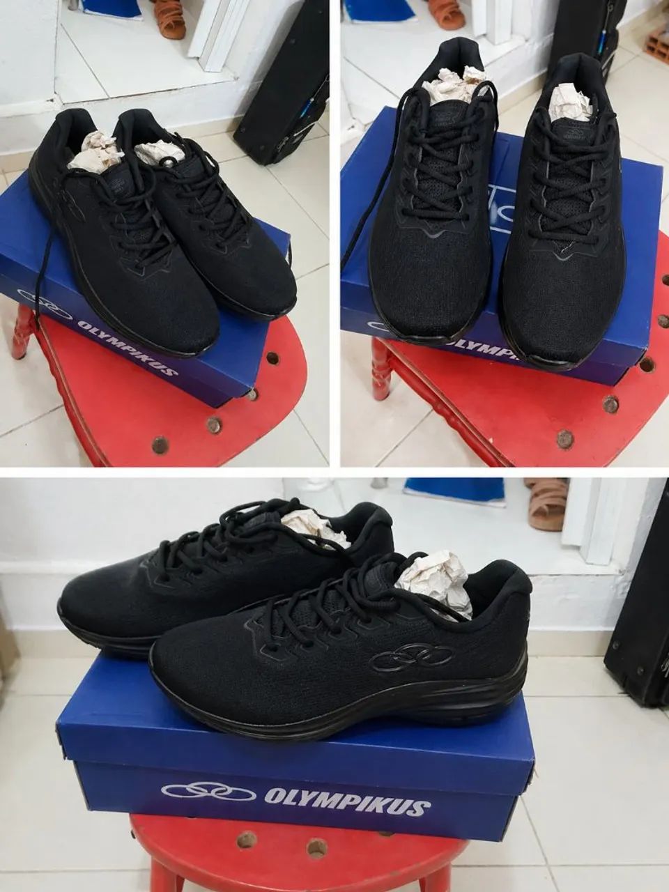 olympikus 3 preto novo - Calçados Esportivos - Alto das Pombas