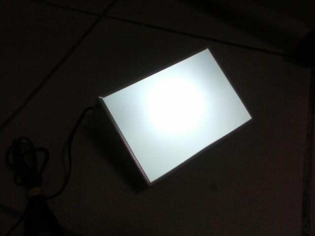Negatoscópio Mesa de Luz pequena, para Negativos, Slides (diapositivos),