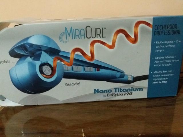 Babyliss Nano titanium miracurl. original divido no cartão - Foto 4