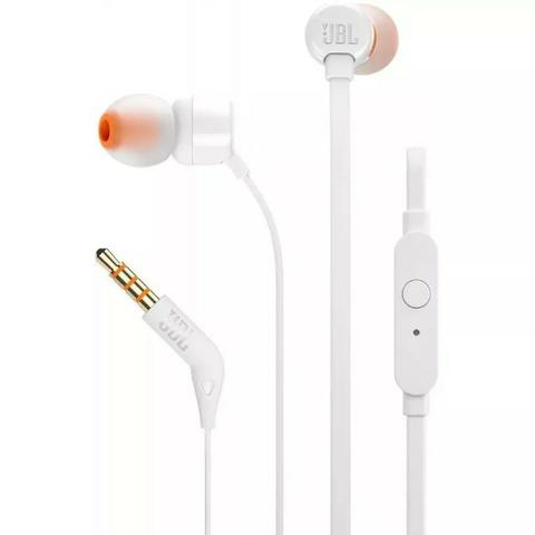 Fone De Ouvido Jbl T110 Branco ou Preto Em até 2X sem juros