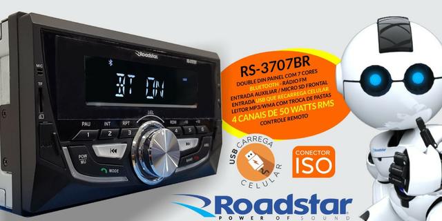 Rádio MP3 Bluetooth Double Din - Foto 2