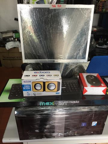 Promoção só 599,00 computador completo tudo com garantia