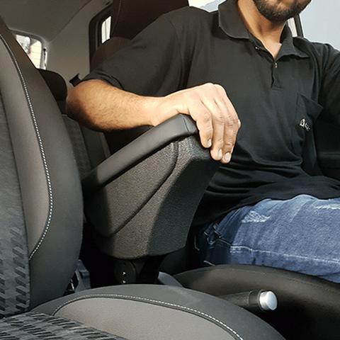 Apoio Descansa Braço Específico P/ seu Veículo - Para Todos os Carros - Com porta Objetos - Foto 4