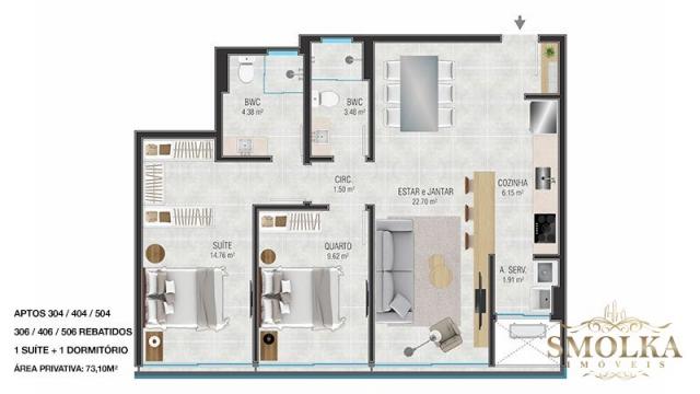 Apartamento à venda com 2 dormitórios em Jurerê internacional, Florianópolis cod:8649 - Foto 7