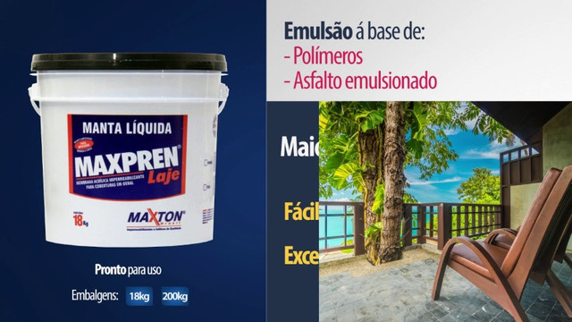 Manta liquida maxprem laje 18 lts - Foto 2