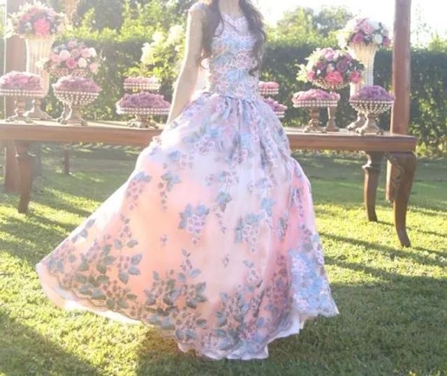 Vestido de festa com 2 saias - Foto 5