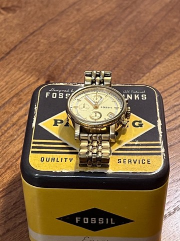 Relógio Fossil dourado (comprado nos EUA) - Foto 5