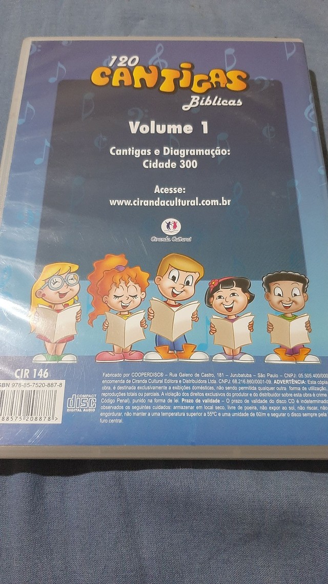 Dvd Cantigas Bíblicas 1 - Foto 2