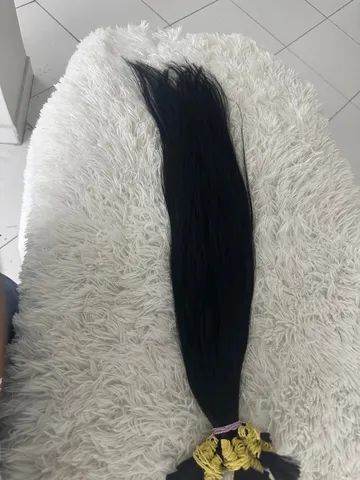 Cabelo humano Viatnã de 65cm limpo  - Foto 4