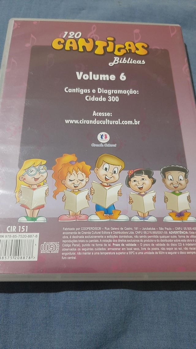 Dvd Cantigas Bíblicas 6 - Foto 2