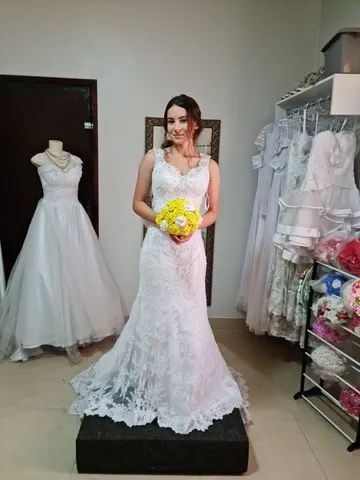 Valor de vestido de fashion noiva para alugar