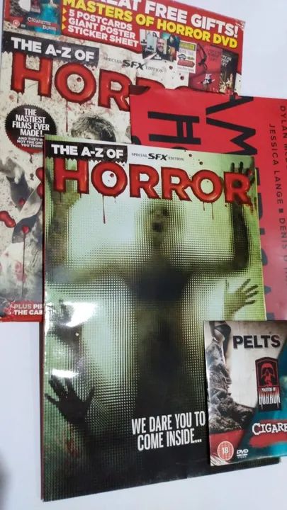 Revista de terror rara importada The a-z of Horror SFX cinema