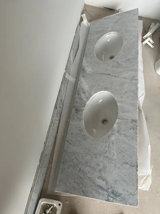 Pias de mármore para banheiro - Foto 2