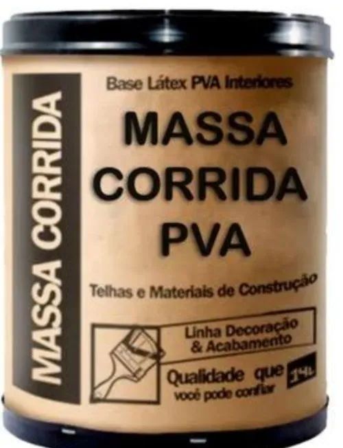 Massa Corrida PVA e textura