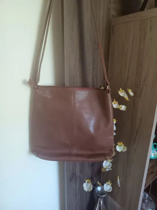 Bolsa de Ombro Marrom Grinelli - Foto 2