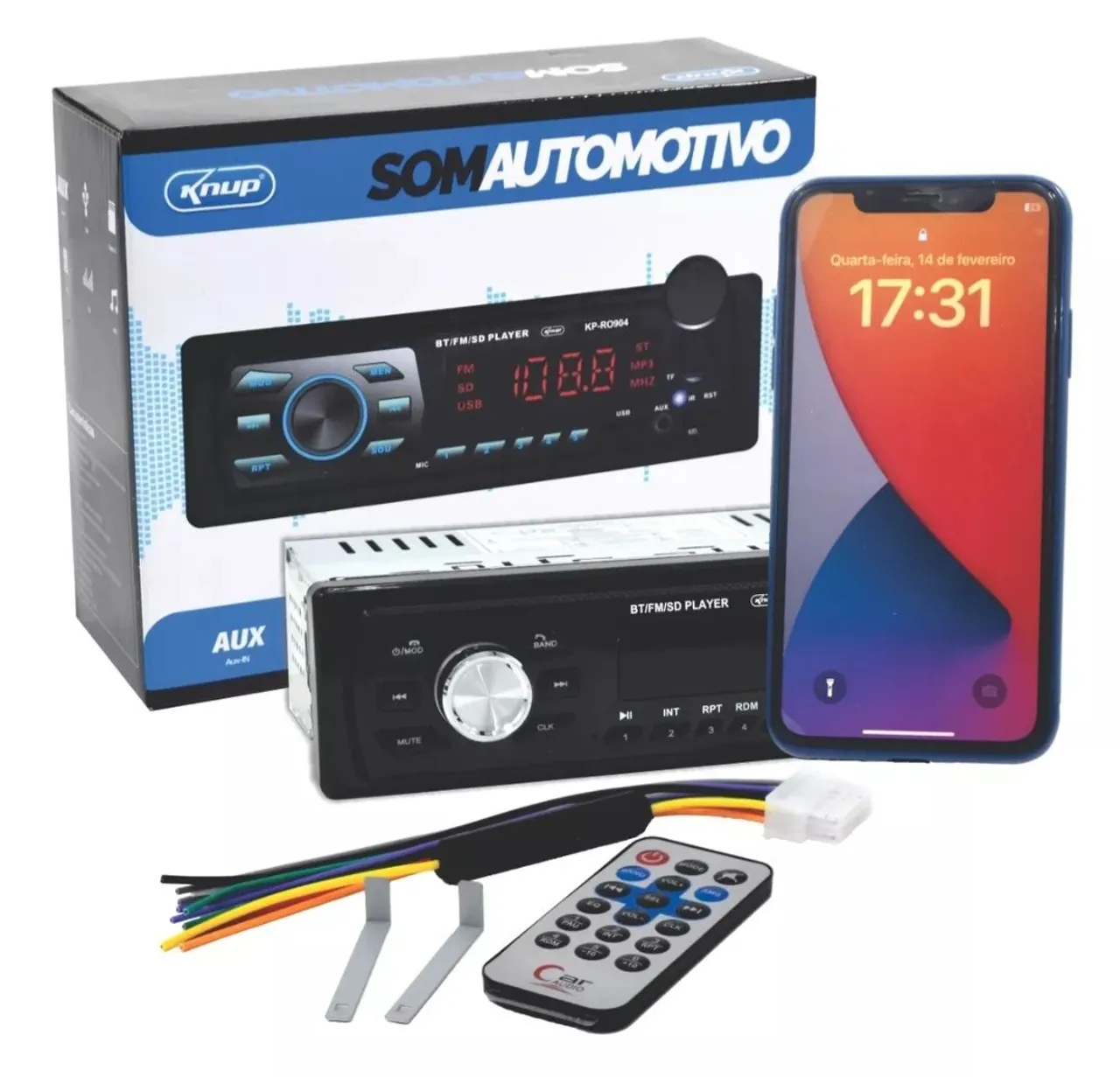Radio mp3 bluetooth (Som automotivo)