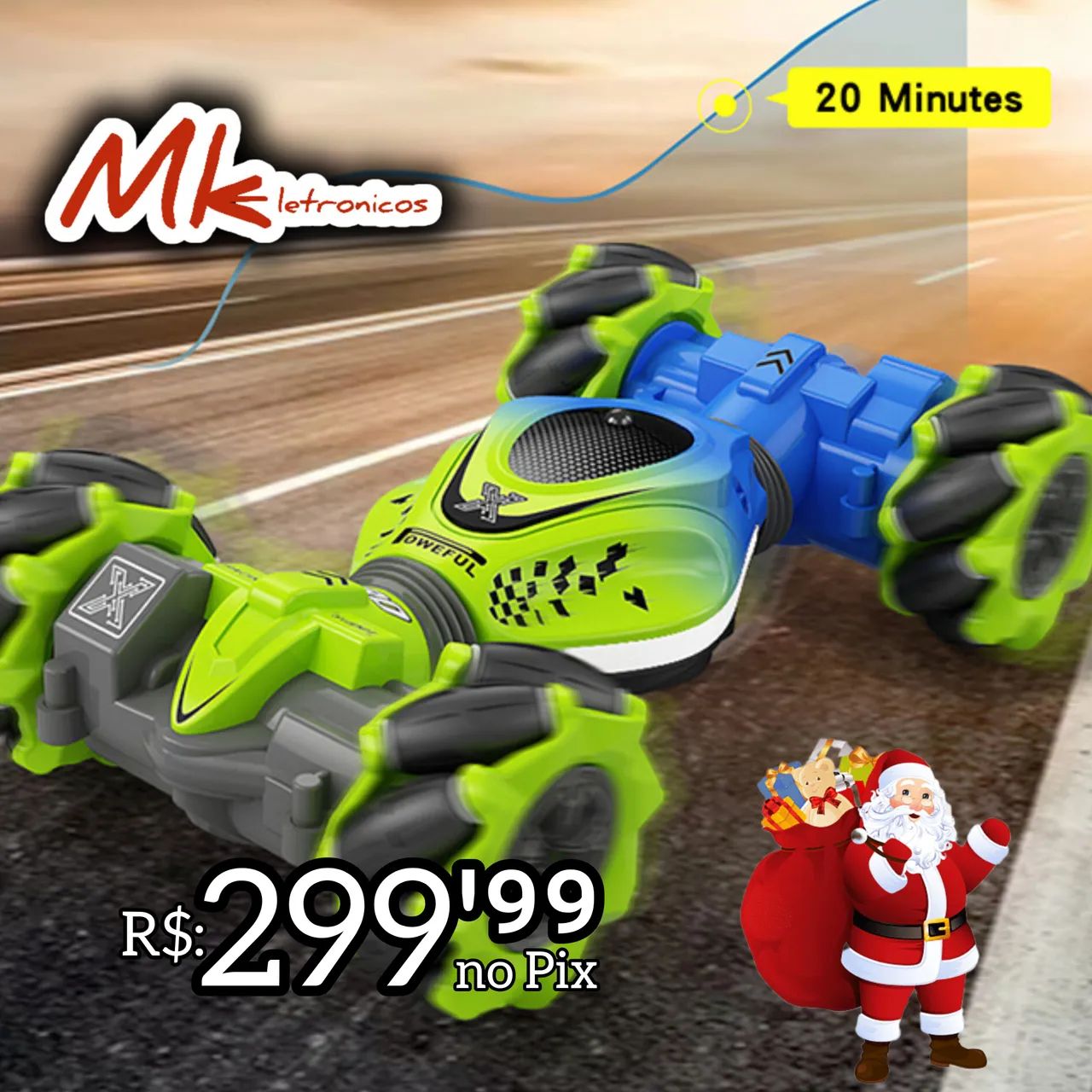 Carro de Controle Remoto Off-Road 20km/h - Foto 3