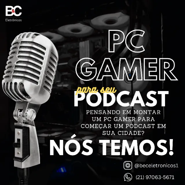Computador Gamer novo recém montado