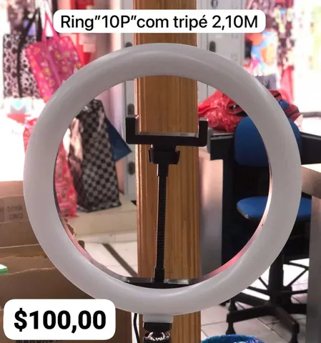 Ring Light 26cm 10 polegadas $100