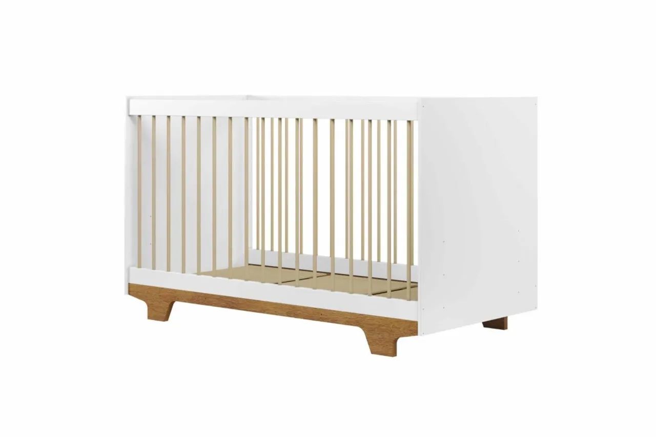 Dormitório c/colchão branco/Amadeirado r65 - Foto 2