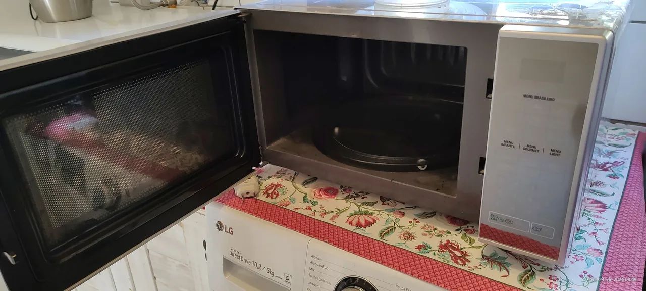 Forno microondas LG grill barbada!! Top de linha - Foto 4