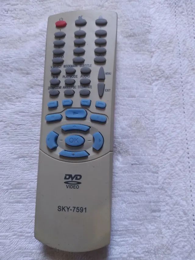 Controle dvd philco 