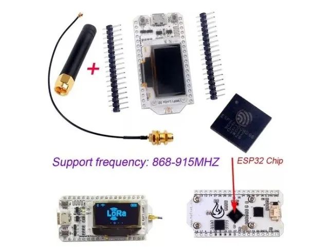 Placa Lora Esp32 Display Oled Wifi Bluetooth 915mhz   Arduino Automação COD-AM155   