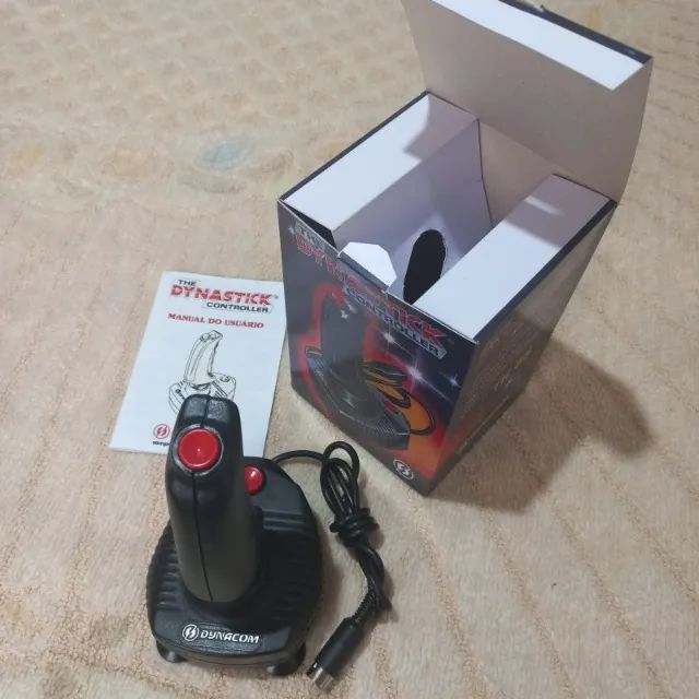 Raro Joystick Dynastick Dynacom p/ Tk 85 c/ Caixa e Manual - Foto 4
