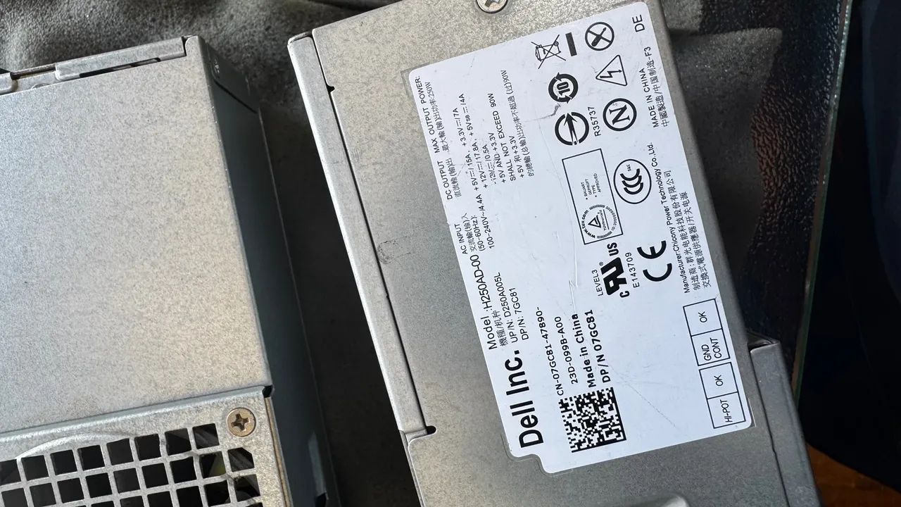 LOTE FONTES DELL (SUCATAS PARA PEÇAS OU CONSERTAR) - Foto 2