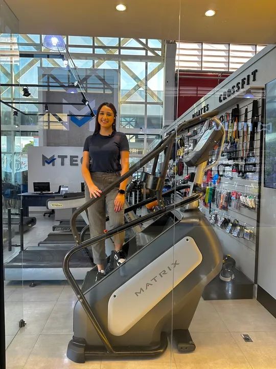 Esteira elíptico bicicleta ergométrica elétrica de ginástica Mtechbr  - Foto 2