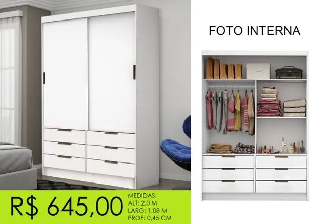 Guarda roupa - aproveite agora mesmo 
