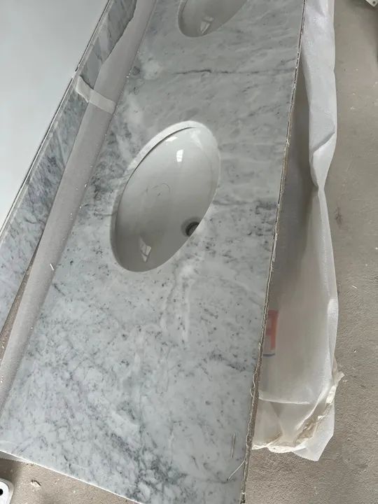 Pias de mármore para banheiro - Foto 5