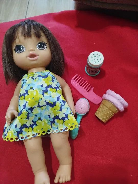 Baby alive sorvetinho morena