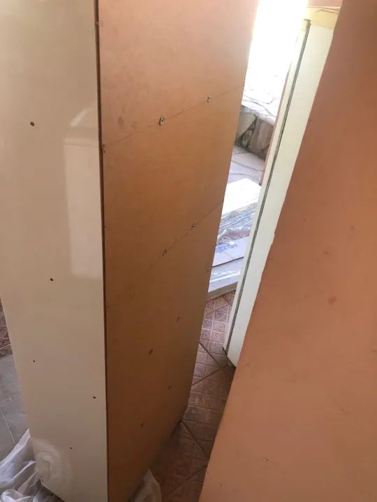 Armário multiuso novo - Sapateira - Guarda Roupa - Materiais de limpeza - Montagem grátis  - Foto 5