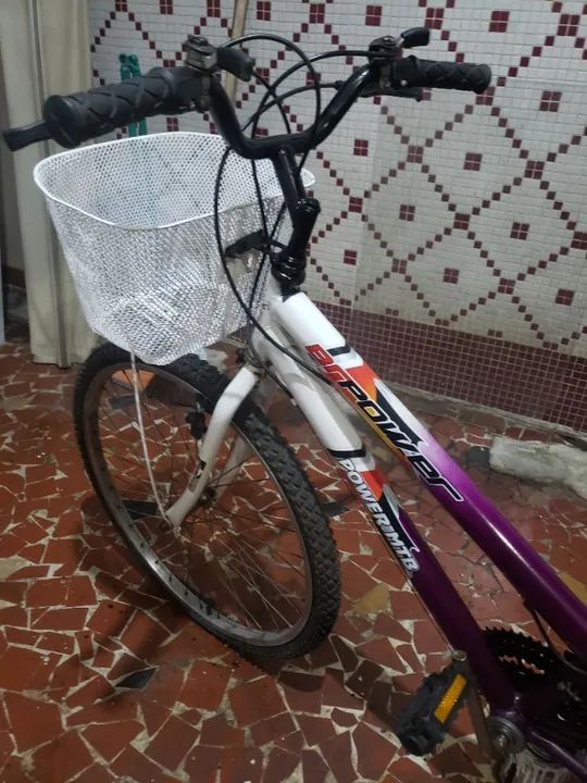 Bicicleta Feminina Power Mtb 18 Marchas Cestinho  - Foto 2