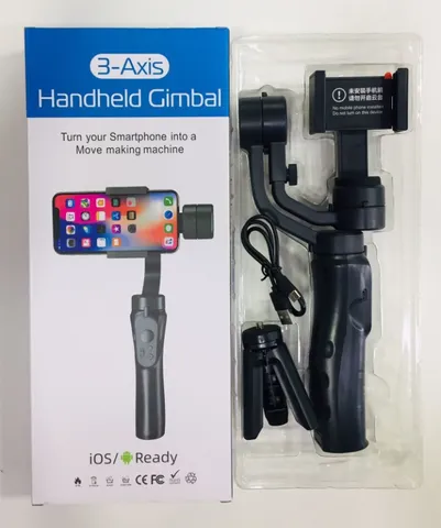 Suporte Estabilizador Para Câmera Celular 3 Eixos Gimbal