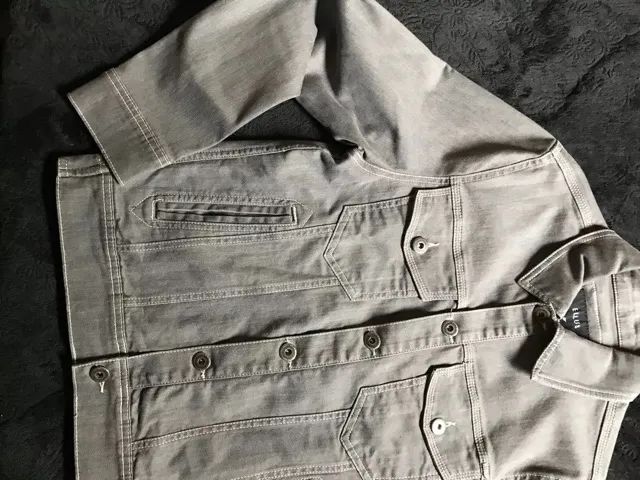 Ellus Jaqueta Jeans (cinza Medio) Tamanho P UNISSEX - Foto 2