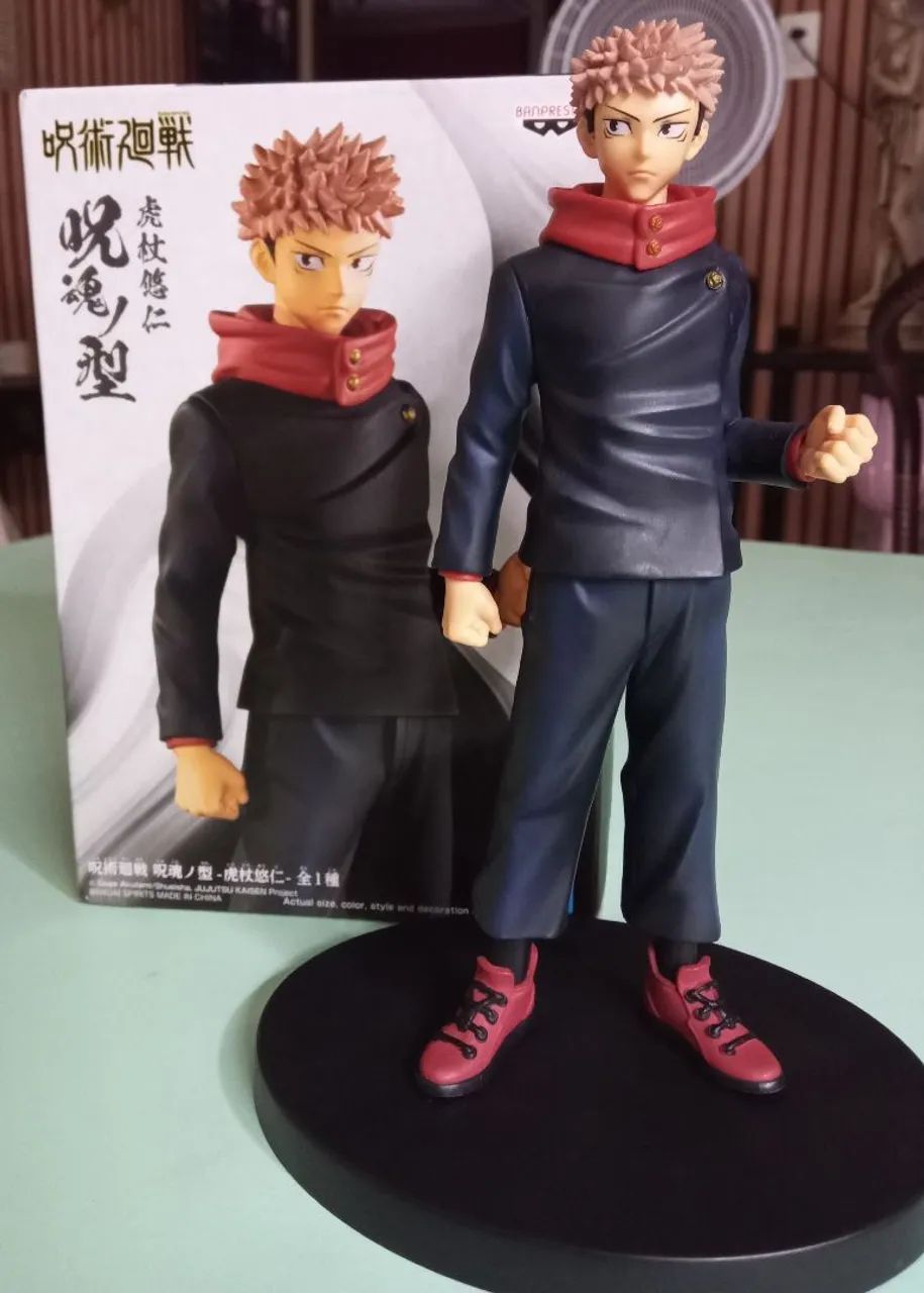 Figura do Yuji Itadori anime jujutsu kaizen original banpresto 