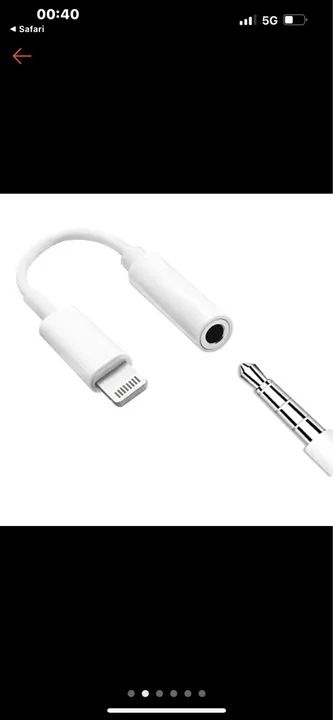 Adaptador de iPhone original seminovo da Apple  - Foto 3