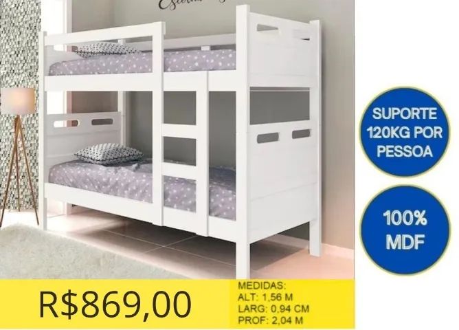 BELICHE 100% MDF A PRONTA-ENTREGA 