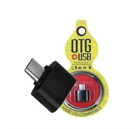 Adaptador Otg Micro Usb V8 x Usb Fêmea 