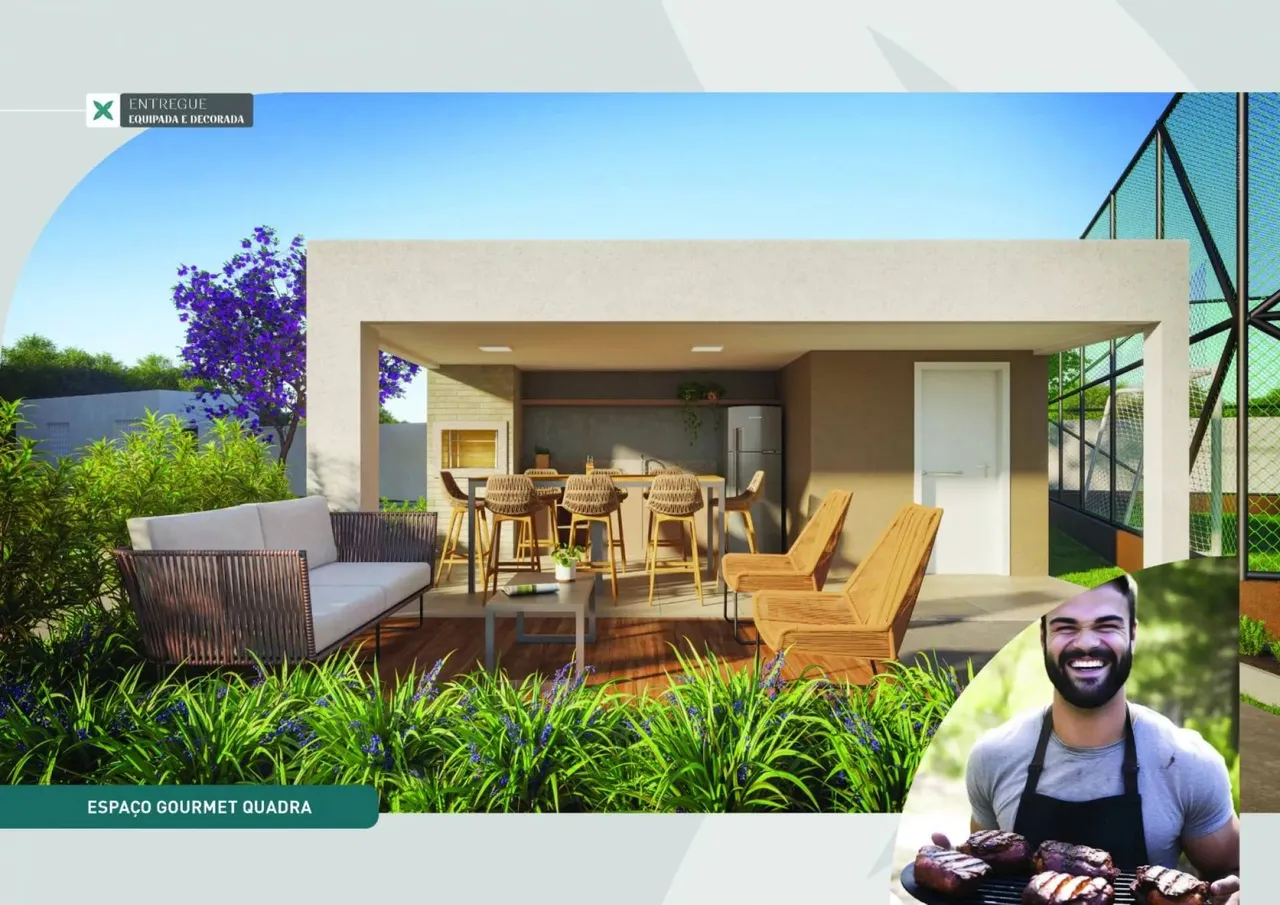 Lunar Nova Aruana: Plantas de 54m² e 56m² com Varanda Integrada