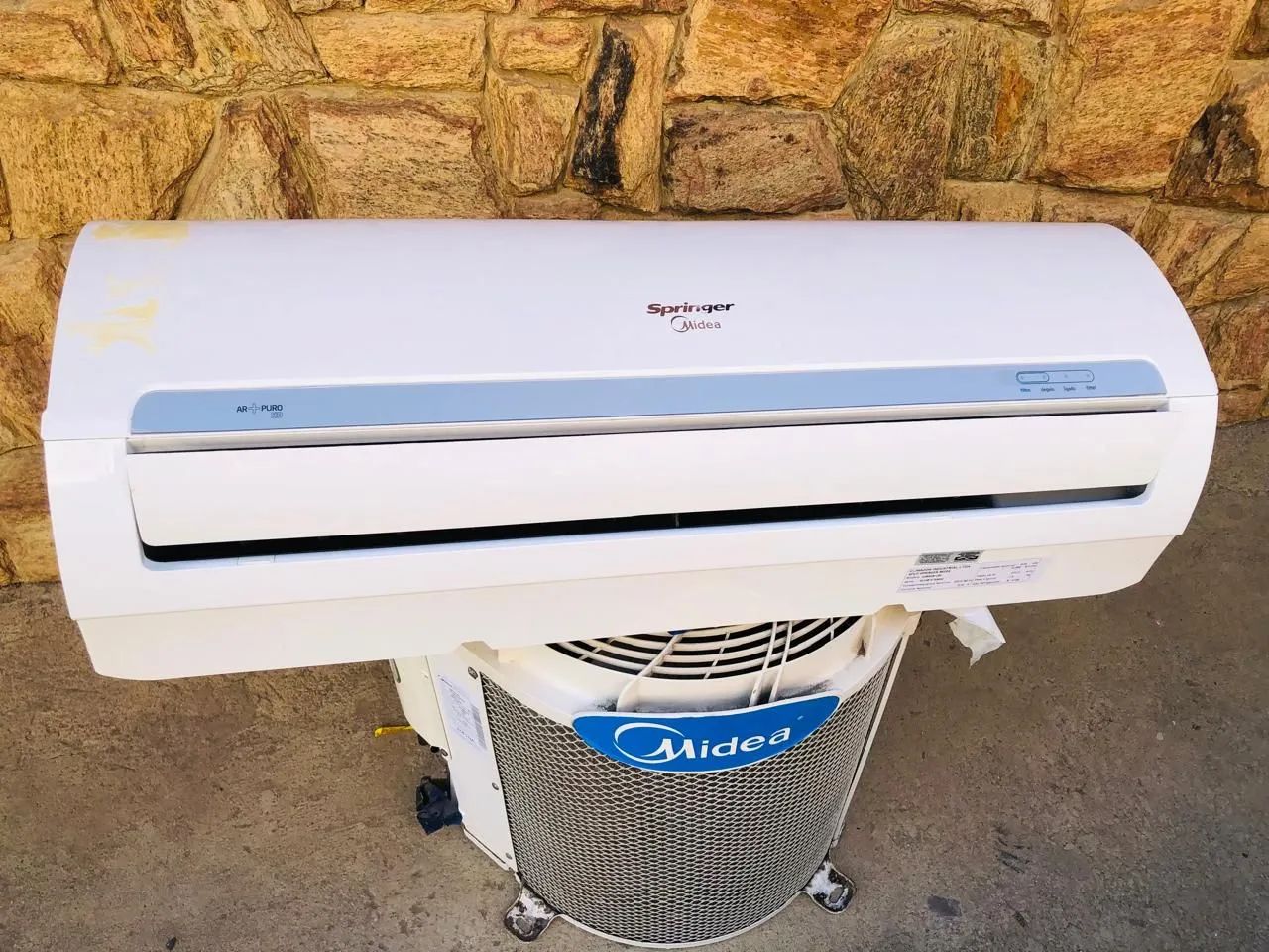 Ar Condicionado Springer Midea Split 12000 BTUs instalado até 3 metros de tubulação 