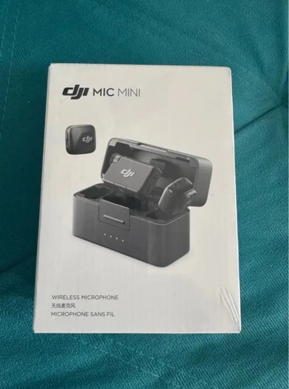 Microfone sem fio DJI MIC 2 e Mic Mini todos novos lacrados - Foto 2
